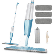 SUGARDAY Microfiber Spray Dust Mop for Floor Cleaning with Washable Pads Wet Dry Mop