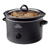 Crock-Pot SCR400-B Crock-Pot SCR400-B 4 Quart Manual Slow Cooker, Black,  1, Black