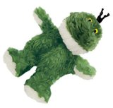 KONG Frog Dog Toy, Extra Small, Green