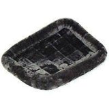 Midwest Quiet Time Pet Bed, Gray, 22" x 13"