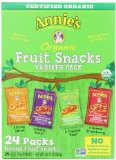 Annie's Homegrown Organic Bunny Fruit Snacks Variety Pack (24 ct)