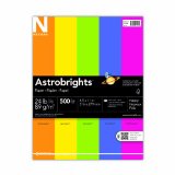 Neenah Astrobrights Premium Color Paper Assortment, 24 lb, 8.5 x 11 Inches, 500 Sheets, Happy