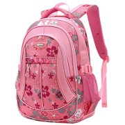 Coofit School Backpack for Girls Flowers Pattern Backpacks for School Cute Bookbag for Teenage Girls/Kids