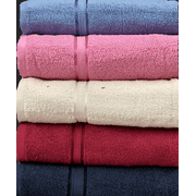 Springfield 6 Pack Bath Towels 100% Cotton - 27" x 54" Multicolor
