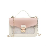 Dicasser Crossbody Bag Little Girls Shoulder Bag Cute Handbag Purse Chain Messenger Bag for Teensï¼ˆPink)