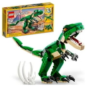 LEGO Creator 3 in 1 Mighty Dinosaur Toy, Transforms from T. rex to Triceratops to Pterodactyl Dinosaur Figures, Great Gift for 7 - 12 Year Old Boys & Girls, 31058