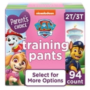Parent's Choice Paw Patrol Training Pants for Girls, 2T/3T, 94 Count (Select for More Options)