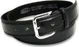 Ossi Men's Leather # 5026 Double Stitched Belt 3Xl (48" - 52") Black