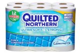 Quilted Northern Ultra Soft & Strong Double Roll Bath Tissue, 12 Count