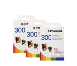 (3 Pack of Polaroid 300 Film PIF-300) 30 Prints
