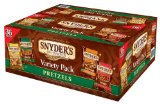 Snyder's of Hanover Pretzel Variety Pack, 1.5 Ounce, (Pack of 36)