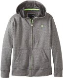 Hurley Big Boys' PTO Zip, Ash Heather, Medium