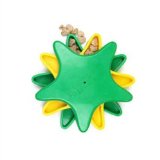 Kyjen DG40113 Star Spinner Treat Toy Dog Toys Scent Puzzle Training Toy, Large, Green