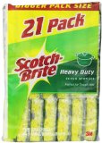 Scotch-Brite Heavy Duty Scrub Sponge, 21 Count