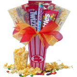Art of Appreciation Gift Baskets Concession Stand Popcorn and Candy Gift Set