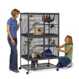 Midwest Critter Nation Animal Habitat with Stand, Double Unit, 36 Inches by 24 Inches by 63 Inches