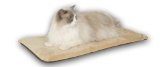 K&H Manufacturing Thermo-Kitty Mat Mocha 12.5-Inch by 25-Inch 6 Watts