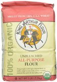 King Arthur Flour 100% Organic Unbleached All-Purpose Flour, 5 Pound