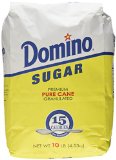 Domino Sugar, Granulated, 10-Pound Bags