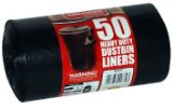 Homeware - 50 x Heavy Duty Dustbin Liners - 38L approx - Kingfisher