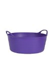 TubTrug SP15P Shallow Purple Flex Tub, 15 Liter