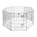 Pet Trex Exercise Playpen for Dogs with High Panel and Gate, 24 x 30"