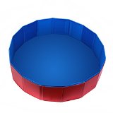 Fuloon Foldable PVC Pet Swimming Pool Bathing Tub Bathtub Dog Cats Washer 32inch.D x 8inch.H