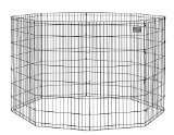 MidWest Exercise Pen, 30-Inch, Black