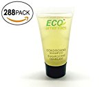 ECO Amenities Transparent Tube Screw Cap Individually Wrapped 22ml Shampoo and Conditioner 2 in 1, 288 Tubes per Case