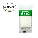 ECO Amenities Spa Sachet Individually Wrapped 0.5 ounce Cleaning Soap, 400 Bars per Case