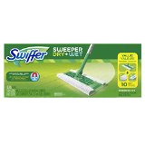 Swiffer Sweeper Cleaner Dry and Wet Mop Starter Kit for Cleaning Hardwood and Floors, Includes: 1 Mop, 7 Dry Cloths, 3 Wet Cloths