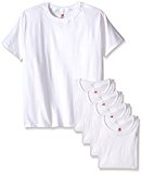 Hanes Men's Comfortsoft T-Shirt (Pack of 6), White, 4XL