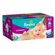 Pampers Cruisers Diapers, Size 3, 92 Diapers