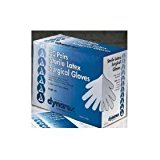 Surgical Latex Sterile Gloves, 50 Pair Box, Size 6.5