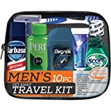 Men’s Get Away Carry on & TSA Approved Travel, Gym, or Auto Travel Kit.