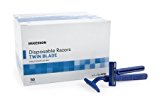 McKesson Twin Blade Razor Disposable - Box of 50 - Model 16-rz50