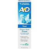 A+D Diaper Rash Cream, Dimethicone Zinc Oxide Cream, 4 oz (113 g) (Pack of 4)