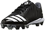 adidas Unisex-Kids Icon MD K Baseball Shoe, Core Black, Ftwr White, Onix, 1.5 M US Little Kid