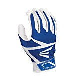 Easton Z3 Hyperskin Batting Gloves, White/Royal, X-Large