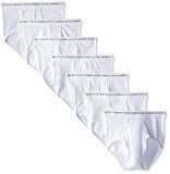 Hanes Men's 7-Pack FreshIQ Brief, White, X-Large