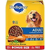 PEDIGREE Adult Complete Nutrition Roasted Chicken, Rice & Vegetable Flavor Dry Dog Food;  100% Complete and Balanced, for wellness and whole body health