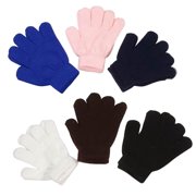 Kids Korner Stretch Gloves Kids 6-Pack Ages 7-16 years