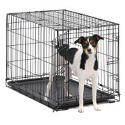 Single Door iCrate Metal Dog Crate, 30-Inch, Black