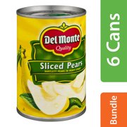 (6 Pack) Del Monte Sliced Pears, 15.25 OZ