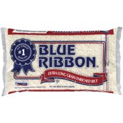 Blue Ribbon Extra Long Grain Enriched Rice, 5-Pound Bag