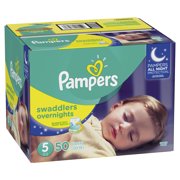 Pampers Swaddlers Overnights Diapers Size 5 50 Count