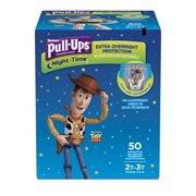 Pull-Ups Boys' Night-Time Potty Training Pants, Size 2T-3T, 50 Count