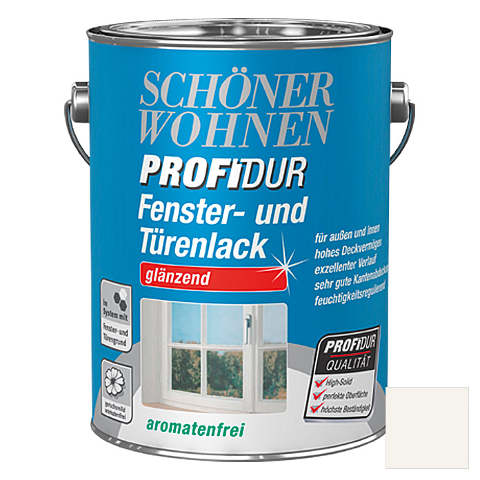 Colour varnish for windows and doors Schöner Wohnen ProfiDur Fenster- & Türenlack