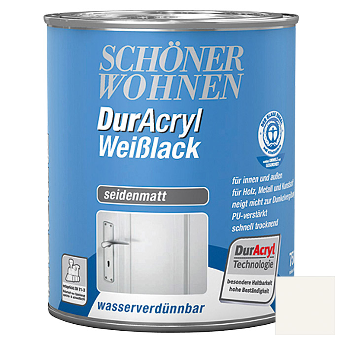 colour varnish - Schöner Wohnen DurAcryl Weißlack