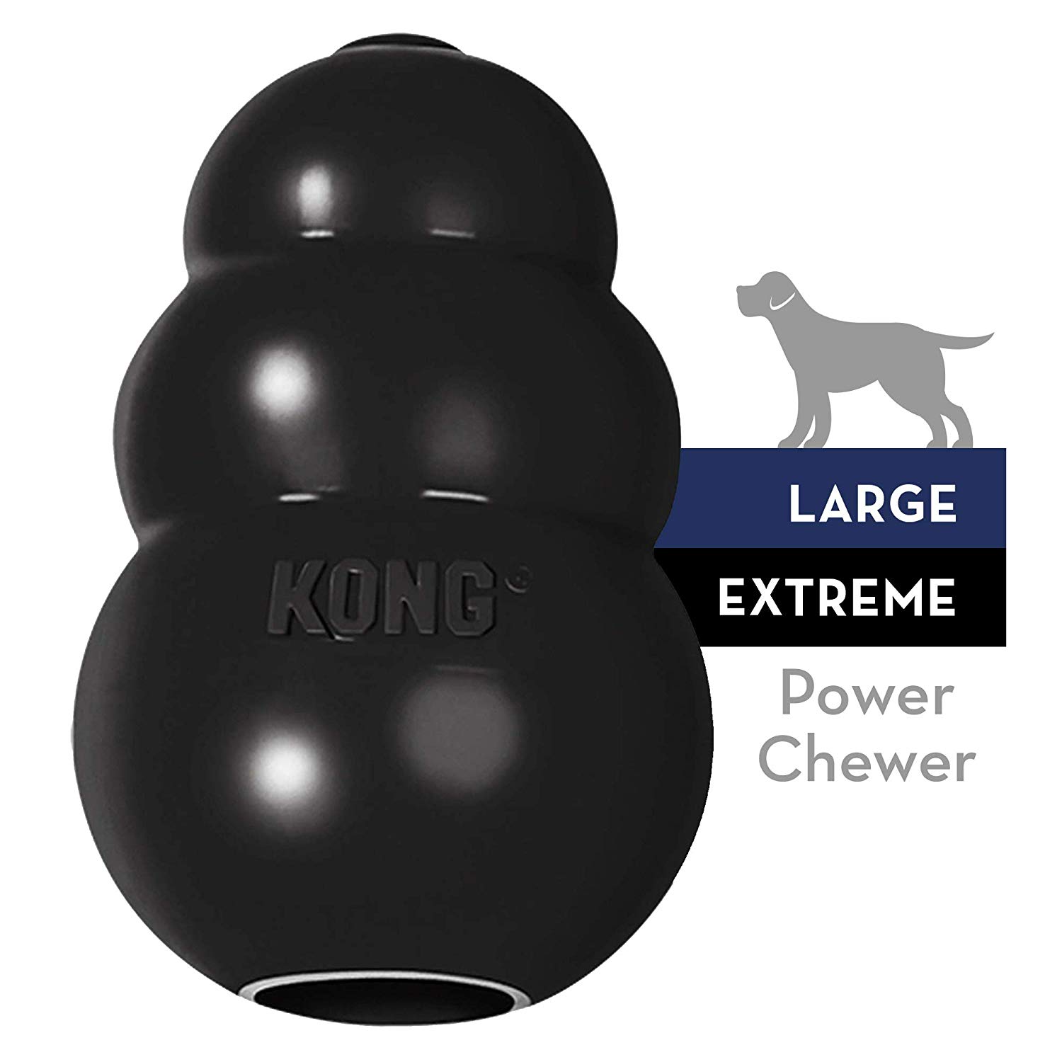KONG Extreme Dog Toy, Black, Large